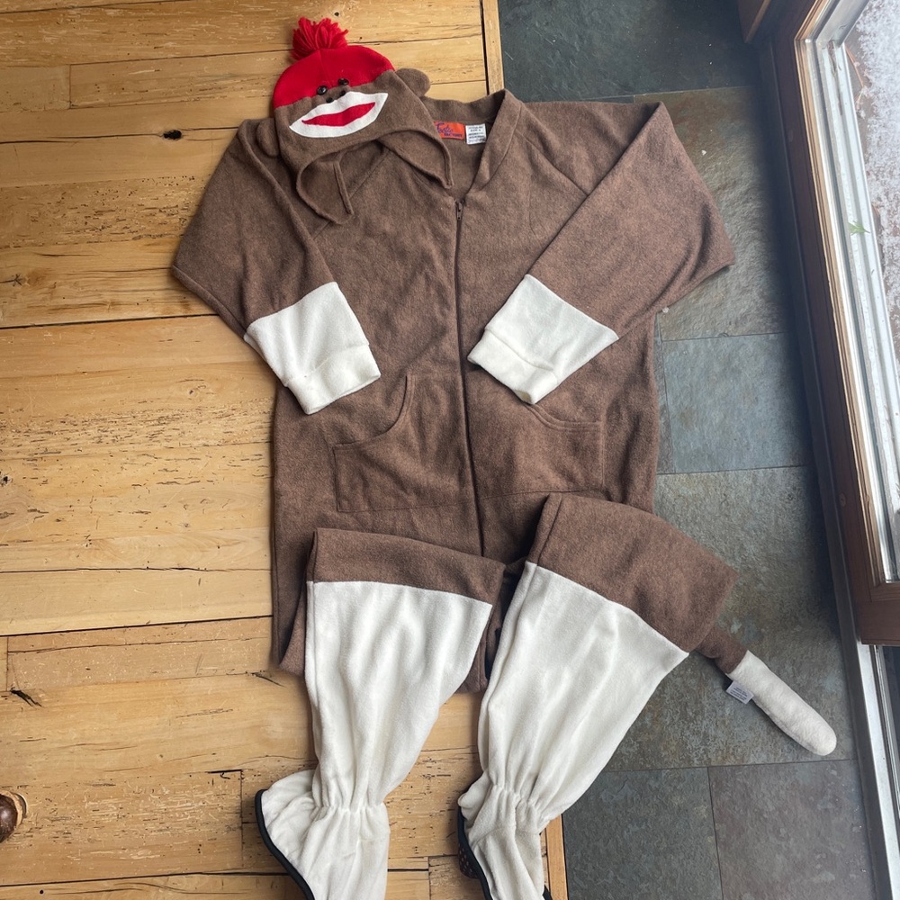 Unisex Sock Monkey Costume